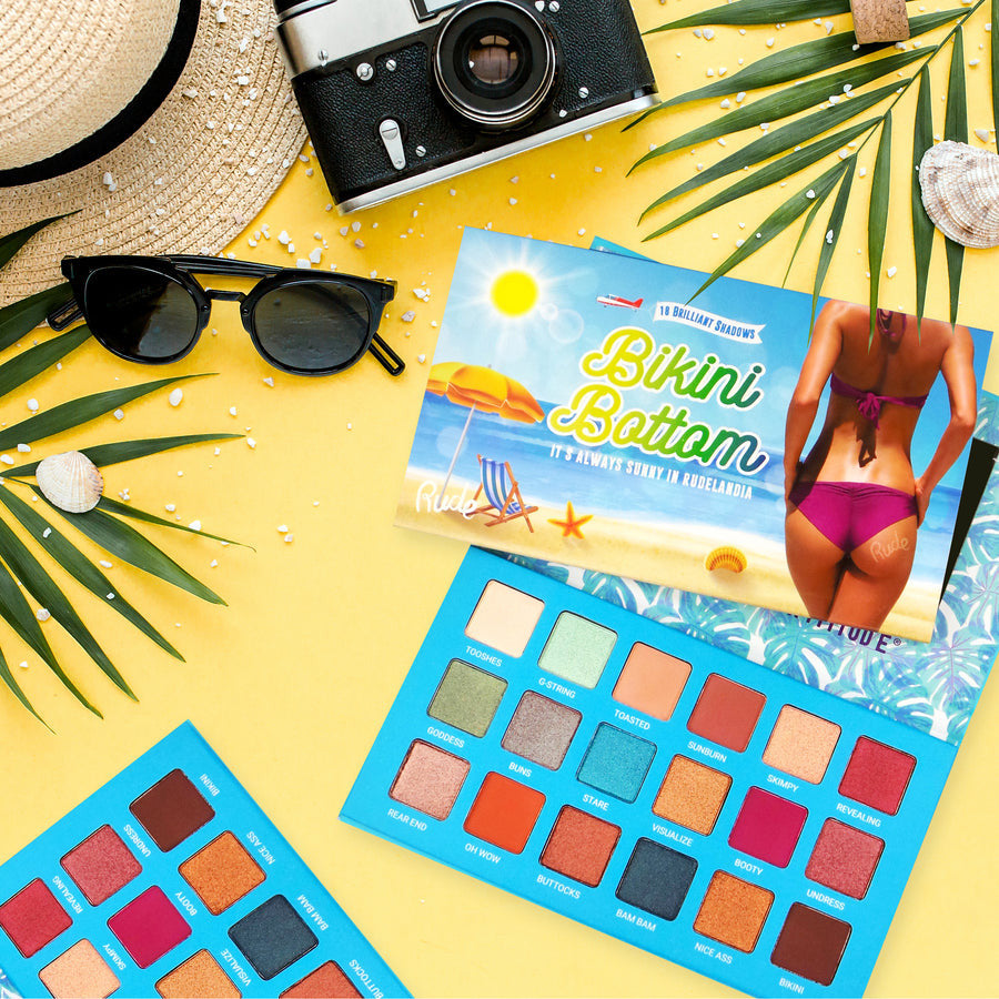 Rude Cosmetics Bikini Bottom 18 Eyeshadow Palette