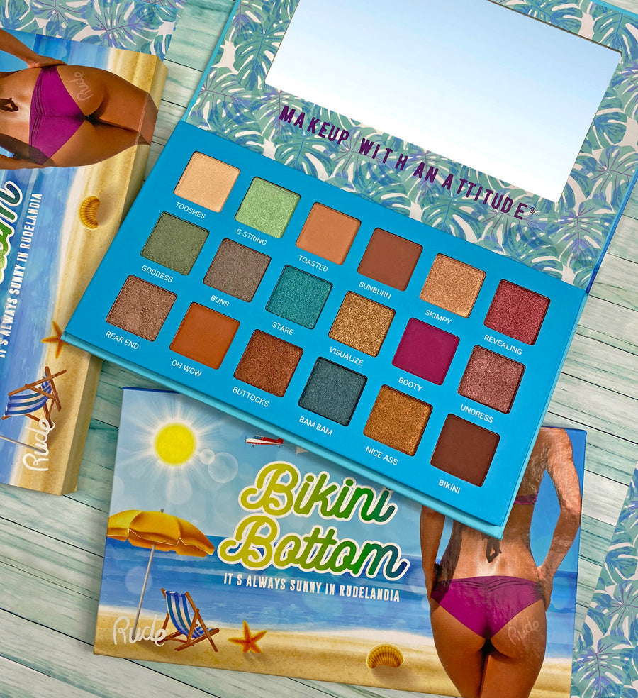 Rude Cosmetics Bikini Bottom 18 Eyeshadow Palette